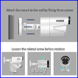 3MP HD Wireless CCTV Camera Security System 4CH HDMI NVR Home Outdoor IR Motion