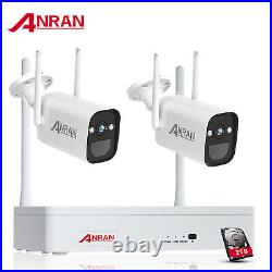 3MP Wireless CCTV System WIFI Battery Security Camera Home Outdoor WIFI IR Night