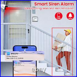 3MP Wireless CCTV System WIFI Battery Security Camera Home Outdoor WIFI IR Night