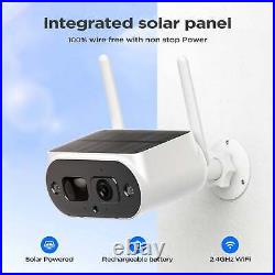 4MP Solar Wireless Security Camera System Home Outdoor 2K HD Wifi IP Camera CCTV