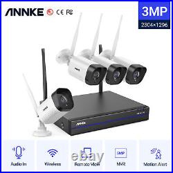 ANNKE 3MP Wireless CCTV System Night Vision AI Detection Wifi Camera 8CH 5MP NVR