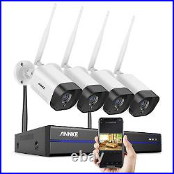 ANNKE 8CH 3MP Wireless Two-Way Audio CCTV Camera System 5MP Wifi IP NVR Outdoor