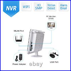 ANRAN 3MP Wireless CCTV Camera System Home Security 2Way Audio ColorVu Outdoor