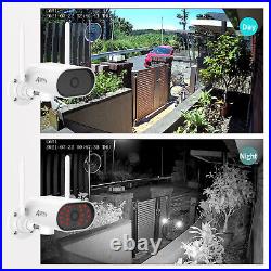 ANRAN CCTV Camera Security System Outdoor Wireless Home 13Monitor 2K Home Audio