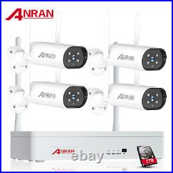 ANRAN CCTV Camera Security System Wireless Home Outdoor WiFi 3MP 2TB Hard Drive