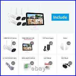ANRAN CCTV Home Security Camera System 12 Monitor With 1TB Hard Drive Outdoor