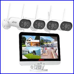 ANRAN CCTV Security Camera System Wireless 3MP + 12 Monitor 2TB Home Outdoor