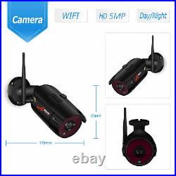 ANRAN CCTV Security Camera Wireless System Outdoor WIFI Night Vision 5MP HD Home