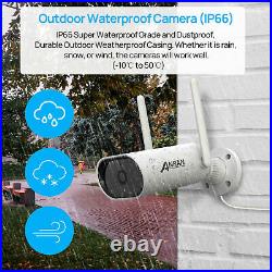ANRAN Security Camera 3MP CCTV System Wireless WiFi 8CH Outdoor 1TB Hard Drive