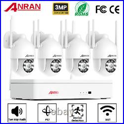 ANRAN Security Camera System CCTV 3MP Wireless WIFI 360° PTZ 8CH NVR Outdoor
