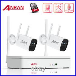 ANRAN Solar Battery Wireless Security Camera CCTV System Outdoor WIFI IP Camera