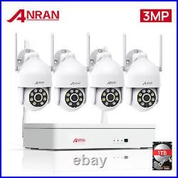 ANRAN Video Security CCTV System WiFi PTZ IP Camera Set Wireless Surveillance HD