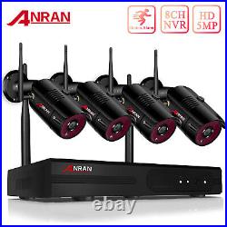ANRAN WIFI CCTV Security Camera System Outdoor Wireless Home Camera 5MP 8CH NVR