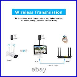 ANRAN Wireless 3MP Surveillance System 8CH NVR CCTV Camera Security Kit HD Home