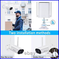 ANRAN Wireless Security Camera System 3MP CCTV 12 Monitor 8CH NVR Home Outdoor