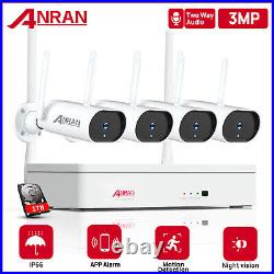 ANRAN Wireless WIFI Security Camera Surveillance System Outdoor CCTV 2-Way Audio
