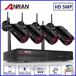 ANRAN Wireless Wifi CCTV 5MP IP Camera Home Surveillance System Home 8CH NVR 2TB
