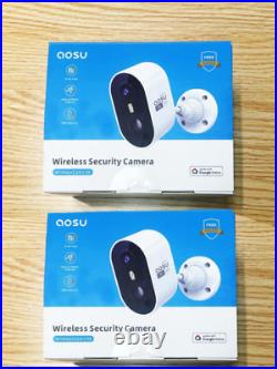 AOSU 2K Security Camera Outdoor Wireless, CCTV Systems Wireless 2 Pack