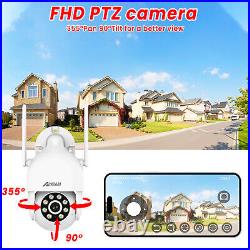 CCTV Camera System 5MP HD Wireless WIFI PTZ Smart Home Security UK 8CH 1TB HDD