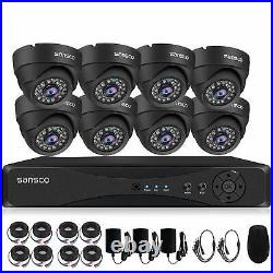 CCTV System Kit HD 1080P 8CH DVR Home Security Outdoor Dome Camera Night Vision