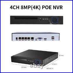 Home CCTV NVR Security Wi-Fi 6MP Dual Lens Camera System Outdoor Wireless Audio