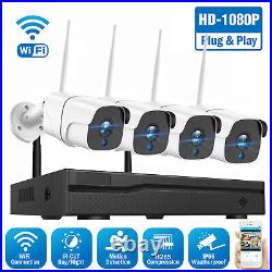 Home Security System Wireless 8CH IP Camera CCTV 1080P WiFi Night Vision Outdoor