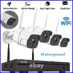 Home Security System Wireless 8CH IP Camera CCTV 1080P WiFi Night Vision Outdoor
