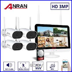 IP Security Camera System 8CH 1TB 1296P HD Wireless Outdoor WIFI CCTV Home Audio