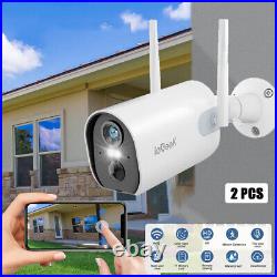 IeGeek 2K 3MP HD Wireless Security Camera Outdoor Battery WiFi CCTV Systems