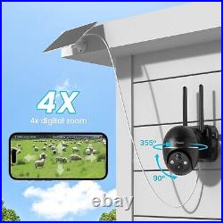 IeGeek Outdoor 3G/4G LTE Solar Security Camera Home Wireless WiFi CCTV System UK