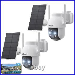 IeGeek Outdoor Wireless Security Camera 2K Home WiFi Battery CCTV System Alexa