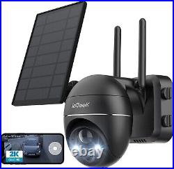 IeGeek Wireless Outdoor Solar Security Camera Home WiFi Battery CCTV System UK