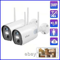 Iegeek 2K Battery Security Camera Outdoor Wireless WiFi Home CCTV Camera System