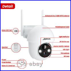 Outdoor Security Camera System Set Home Wireless 3MP CCTV WiFi 8CH Monitor +1TB