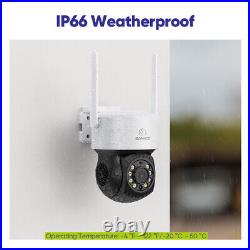 SANNCE 3MP Wireless CCTV Security Camera System Wifi IP 2 Way Audio 10CH NVR 1TB