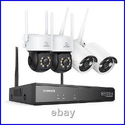 SANNCE 3MP Wireless CCTV Security System Wifi IP Camera 2 Way Audio 5MP 10CH NVR