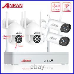 Security Camera System Wireless Home CCTV Audio Outdoor WIFI 3MP 8CH NVR 2TB HDD