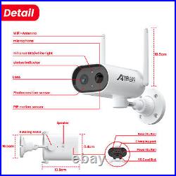 Solar Battery Wireless CCTV Security Camera System Outdoor WIFI CCTV Home Audio