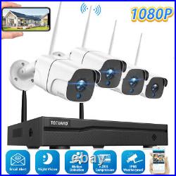 TOGUARD 8CH NVR WIFI Security Camera System Wireless IP Outdoor Surveillance Cam