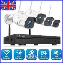 TOGUARD Outdoor Home Security Camera System 1080P 8CH NVR Wifi CCTV Waterproof