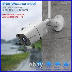 TOGUARD Outdoor Home Security Camera System 1080P 8CH NVR Wifi CCTV Waterproof