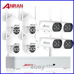 WIFI IP Security Camera System Wireless Audio Outdoor Home Audio CCTV 8CH NVR IR