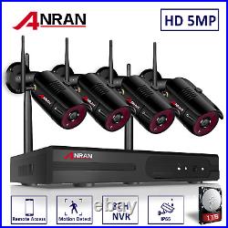 WiFi CCTV Security Camera System Outdoor Wireless HD 5MP 8CH NVR Home Kit 2TB IR