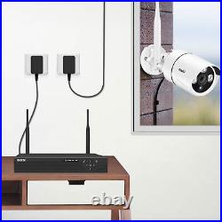 Wireless CCTV Camera Security System 3MP HD 4CH NVR Home Outdoor IR Night Vision