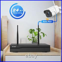 Wireless CCTV Security Camera System 8CH 1080P NVR IP Cameras IR Night Vision