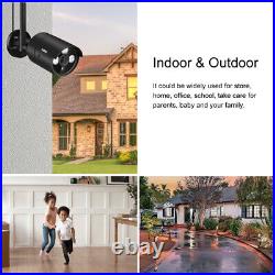 Wireless CCTV Security System 4CH NVR HD 1080P Home outdoor 2MP IP Camera Motion