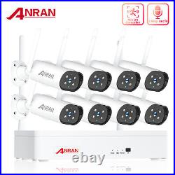 Wireless CCTV Security System 8CH NVR 4X3MP IP Camera Home Outdoor Night Vision
