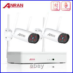 Wireless CCTV System 3MP 8CH NVR Outdoor Wifi IP Security Camera Audio IR Night