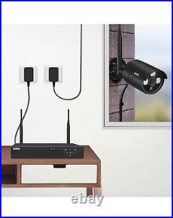 Wireless CCTV System HD 1080P 4CH NVR With Home Outdoor Security 2MP Camera IP66