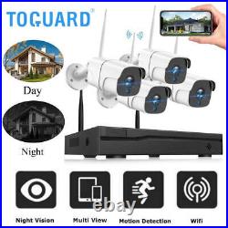 Wireless Security CCTV System 8CH NVR + 4x1080P Night Vision Camera Home Outdoor